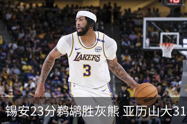 锡安23分鹈鹕胜灰熊 亚历山大31+10雷霆屠公牛